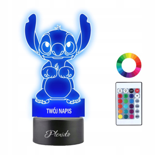 Plexido nočná lampa, viacfarebná